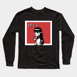 YES? Long Sleeve T-Shirt